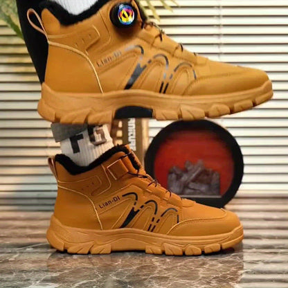 Strong slip-resistant winter shoes