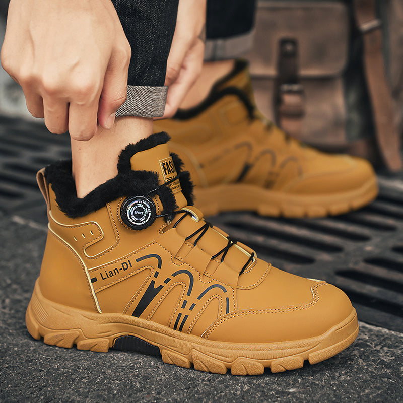 Strong slip-resistant winter shoes