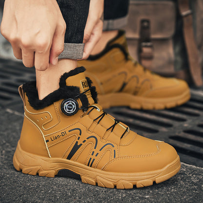 Strong slip-resistant winter shoes