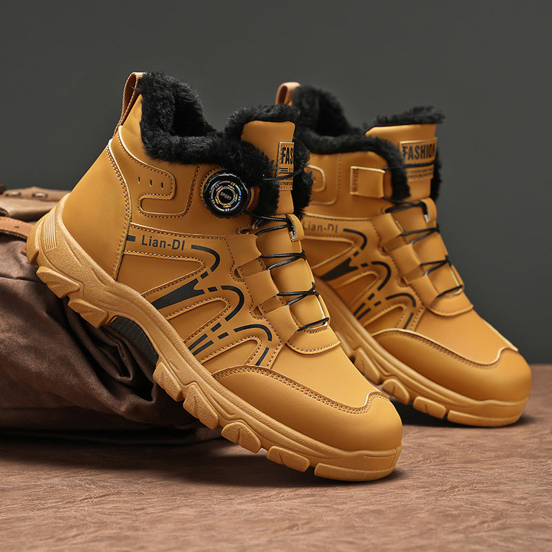 Strong slip-resistant winter shoes