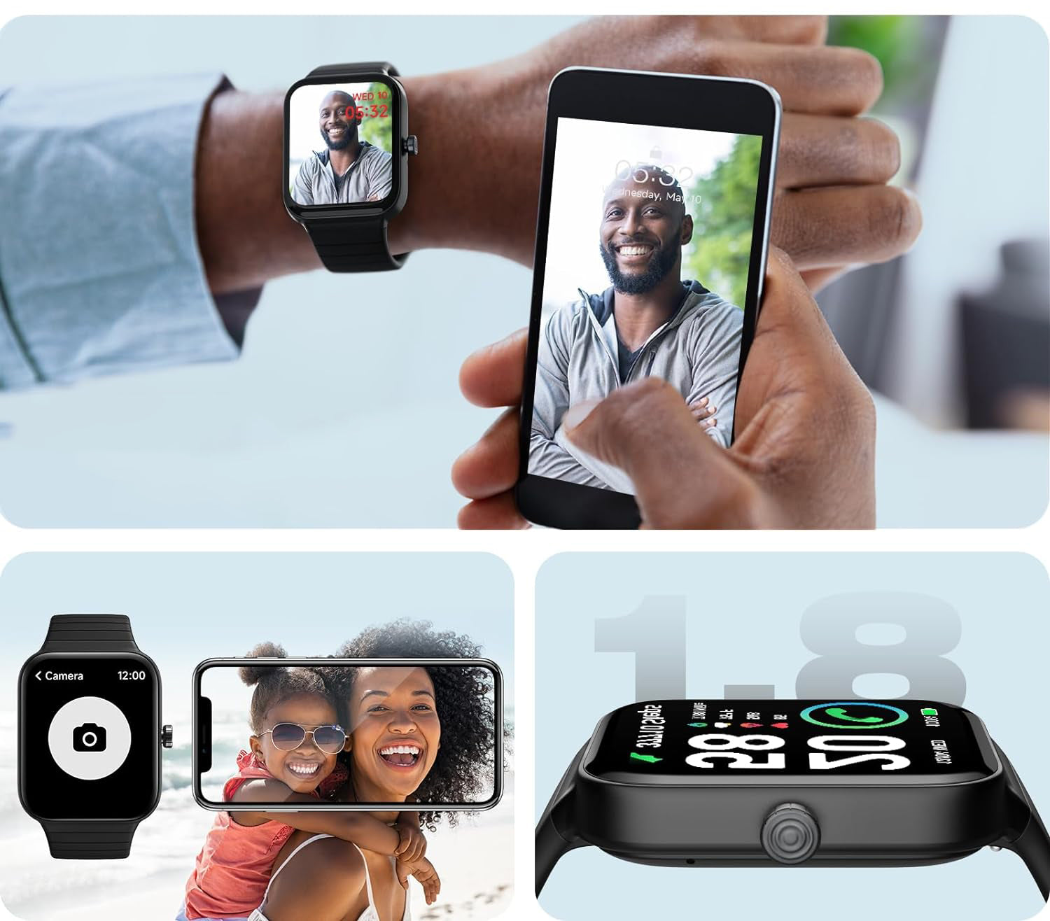 Smartwatch IDW15, without original cable