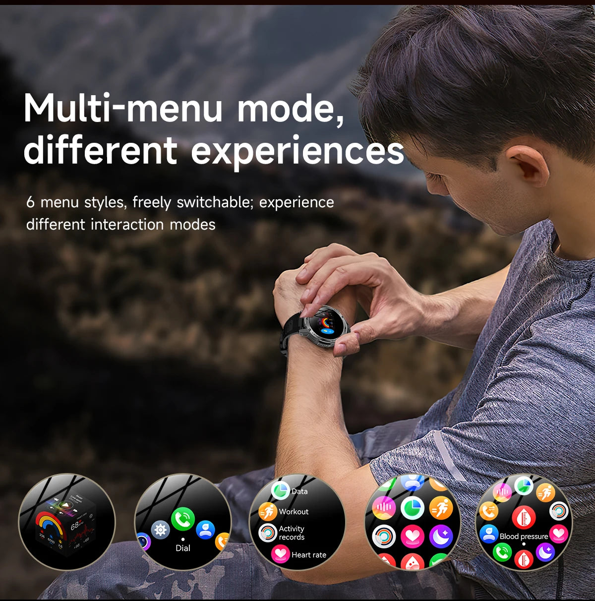 Strong water proof smart watch