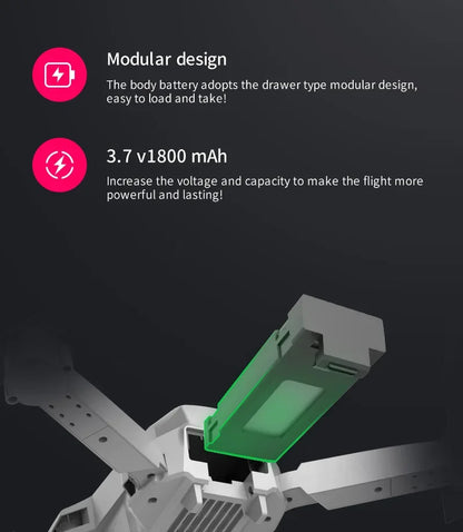 Pro WiFi Drone - Single/Dual 4K/1080P Camera