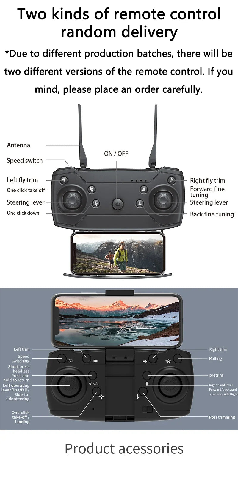 Pro WiFi Drone - Single/Dual 4K/1080P Camera