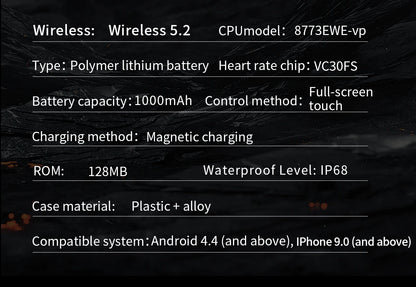 Strong water proof smart watch