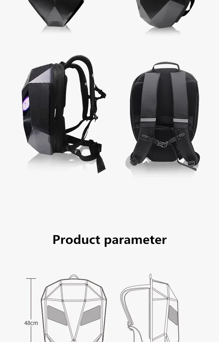LED Eye Backpack with Bluetooth