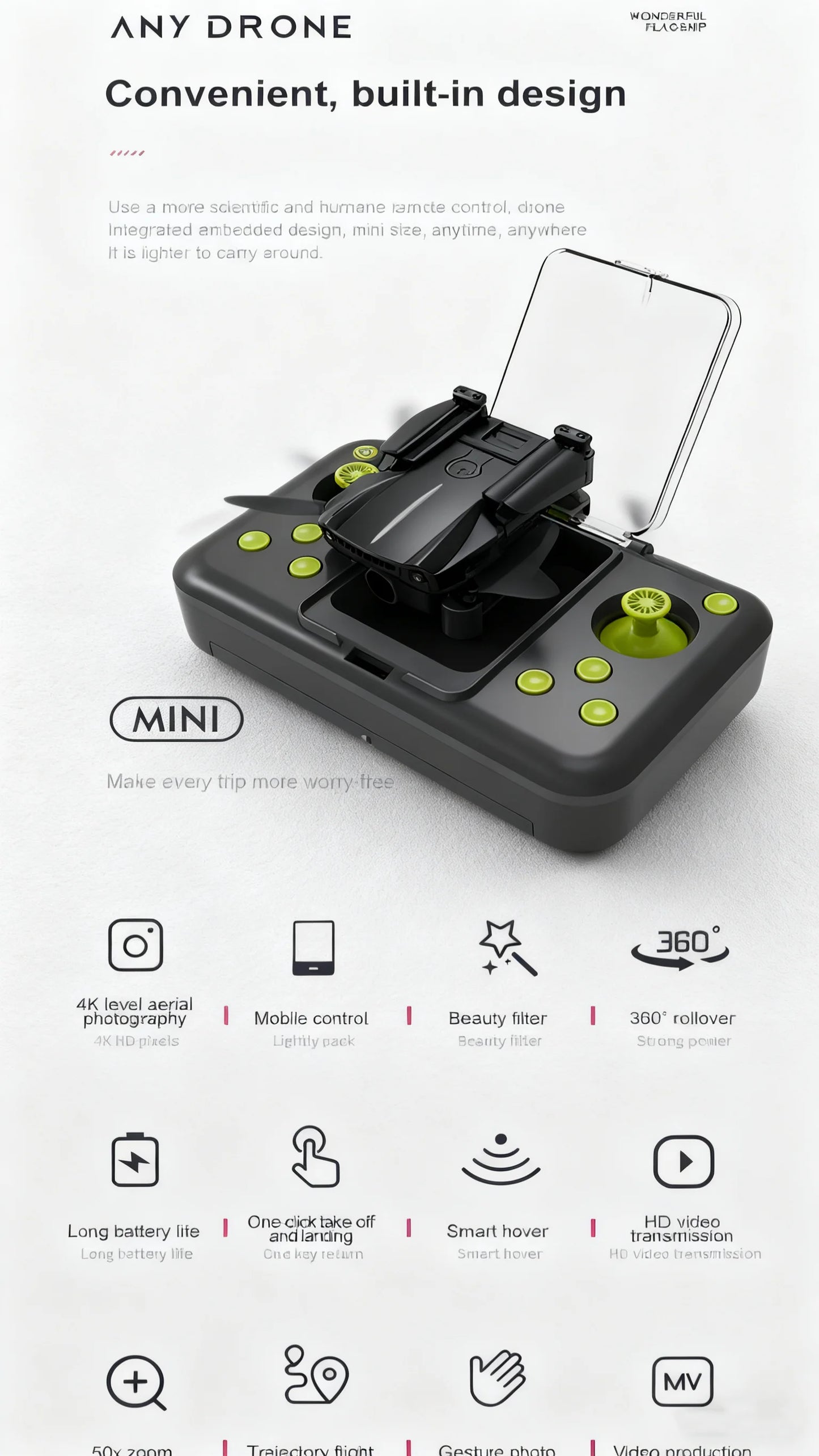 Kartoo's mini finger drone