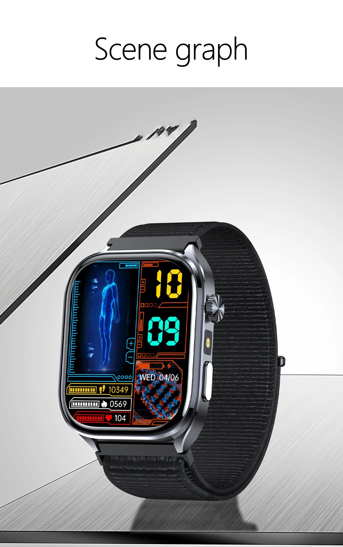 Best selling body monitoring smart watch