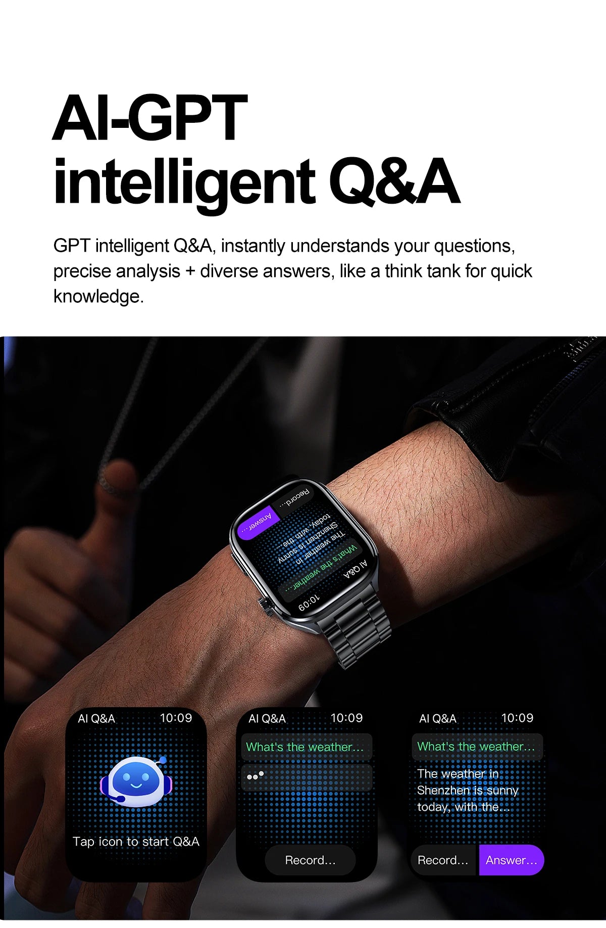 Best selling body monitoring smart watch