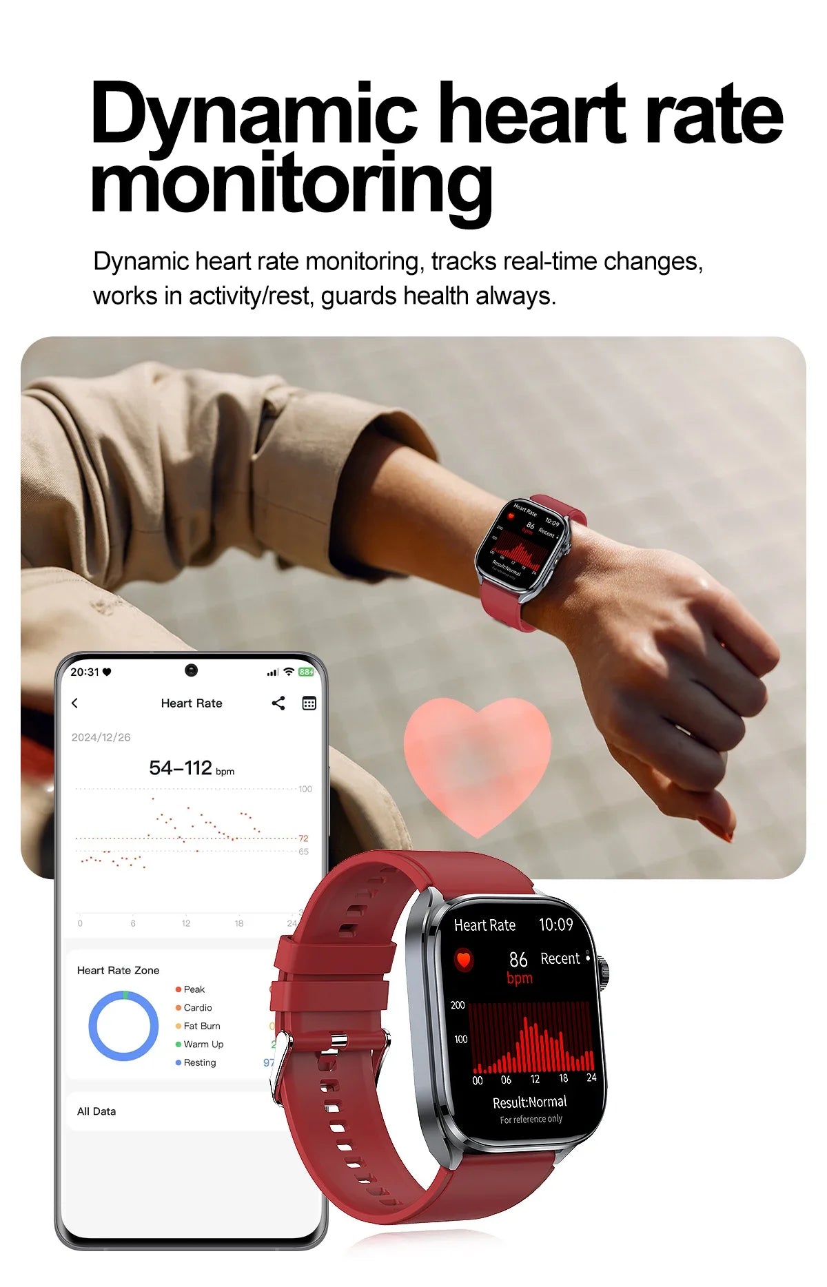 Best selling body monitoring smart watch