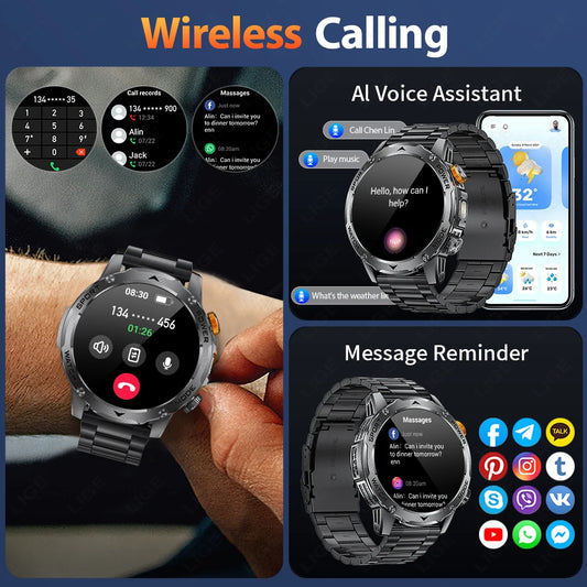 Strong water proof smart watch