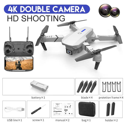 Pro WiFi Drone - Single/Dual 4K/1080P Camera