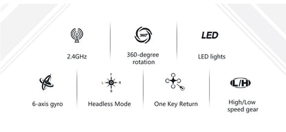 compact and beginner-friendly mini Drone with 3D flip.