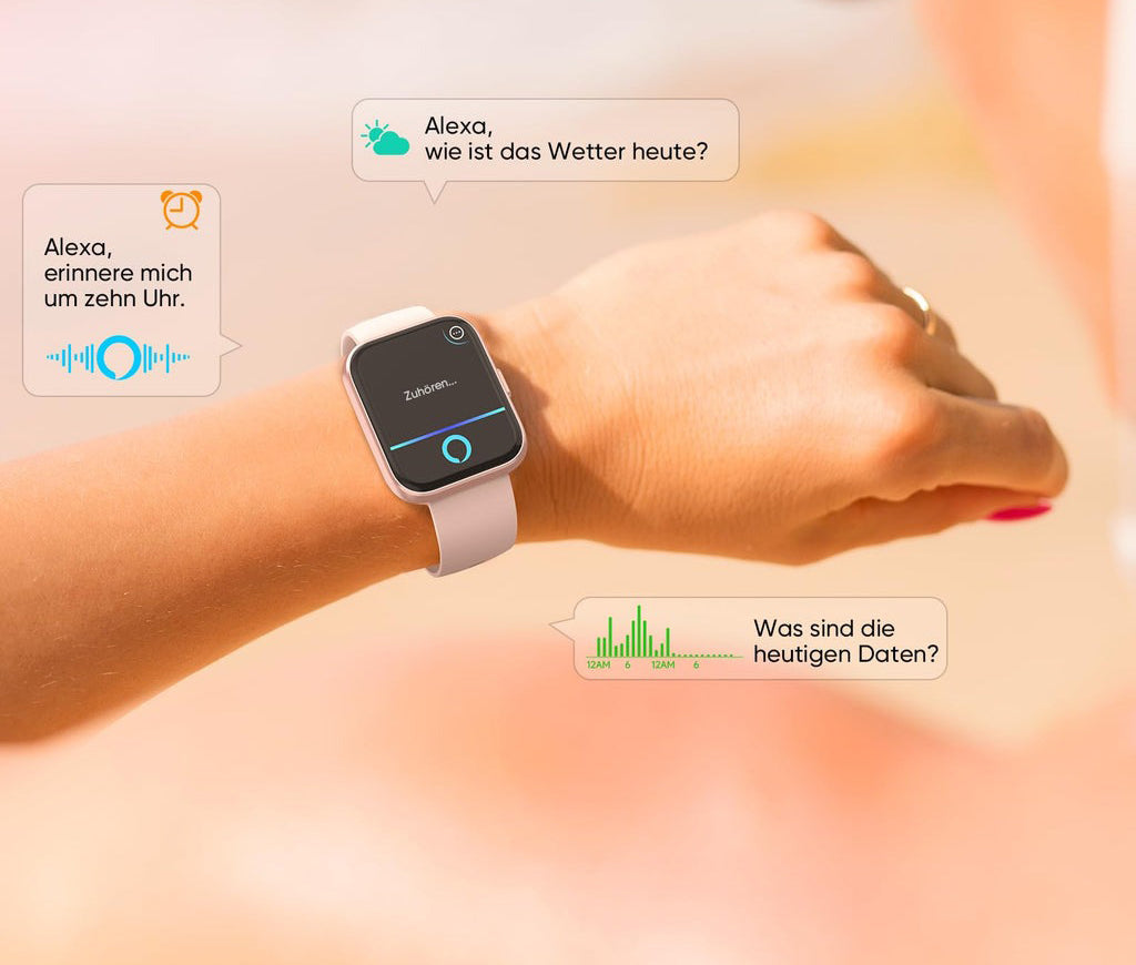 Fitpolo ID208Plus Smartwatch, 1.8",Pink