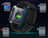 Fitpolo ID208Plus Smartwatch, 1.8 Black
