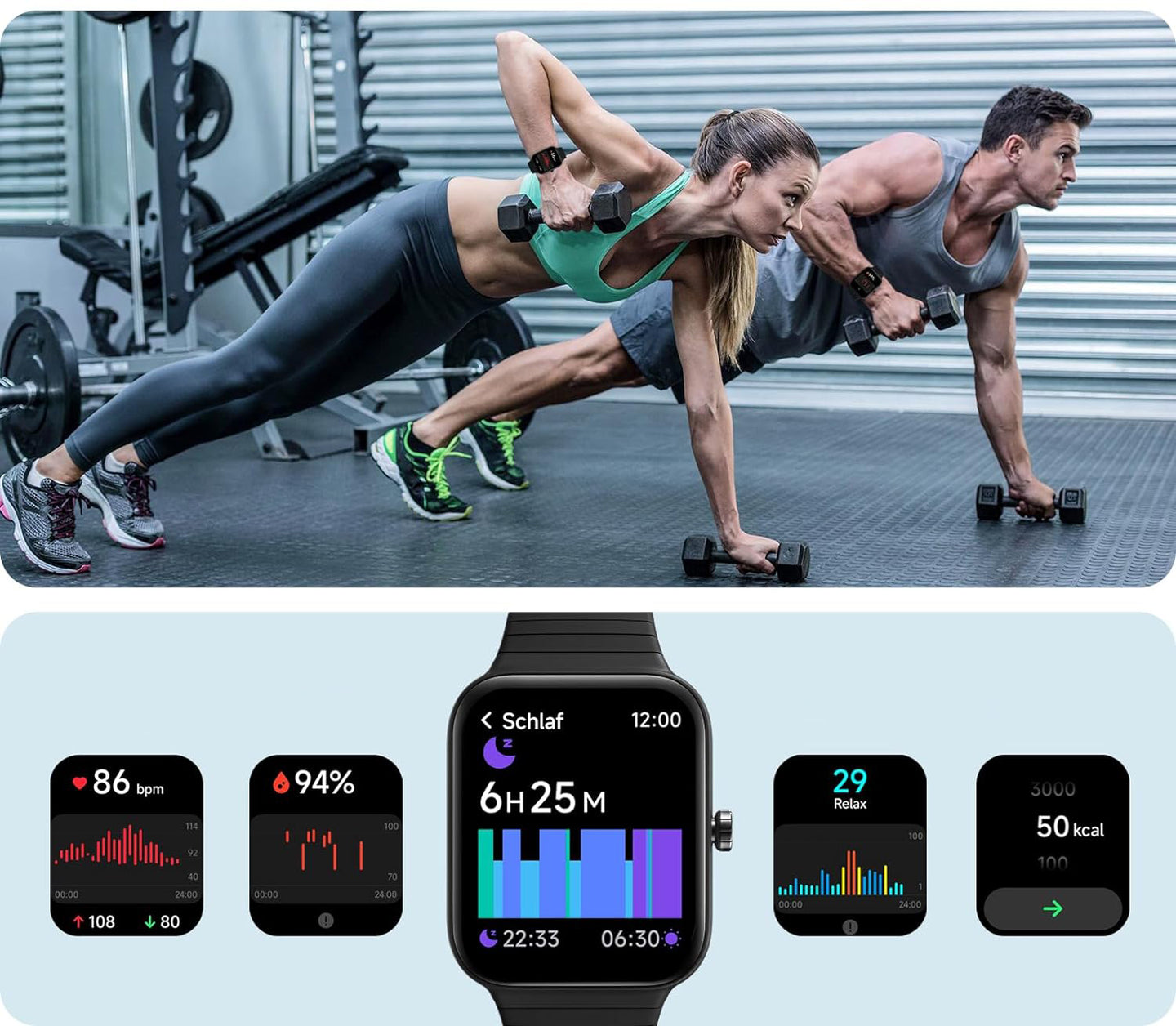 Smartwatch IDW15, without original cable