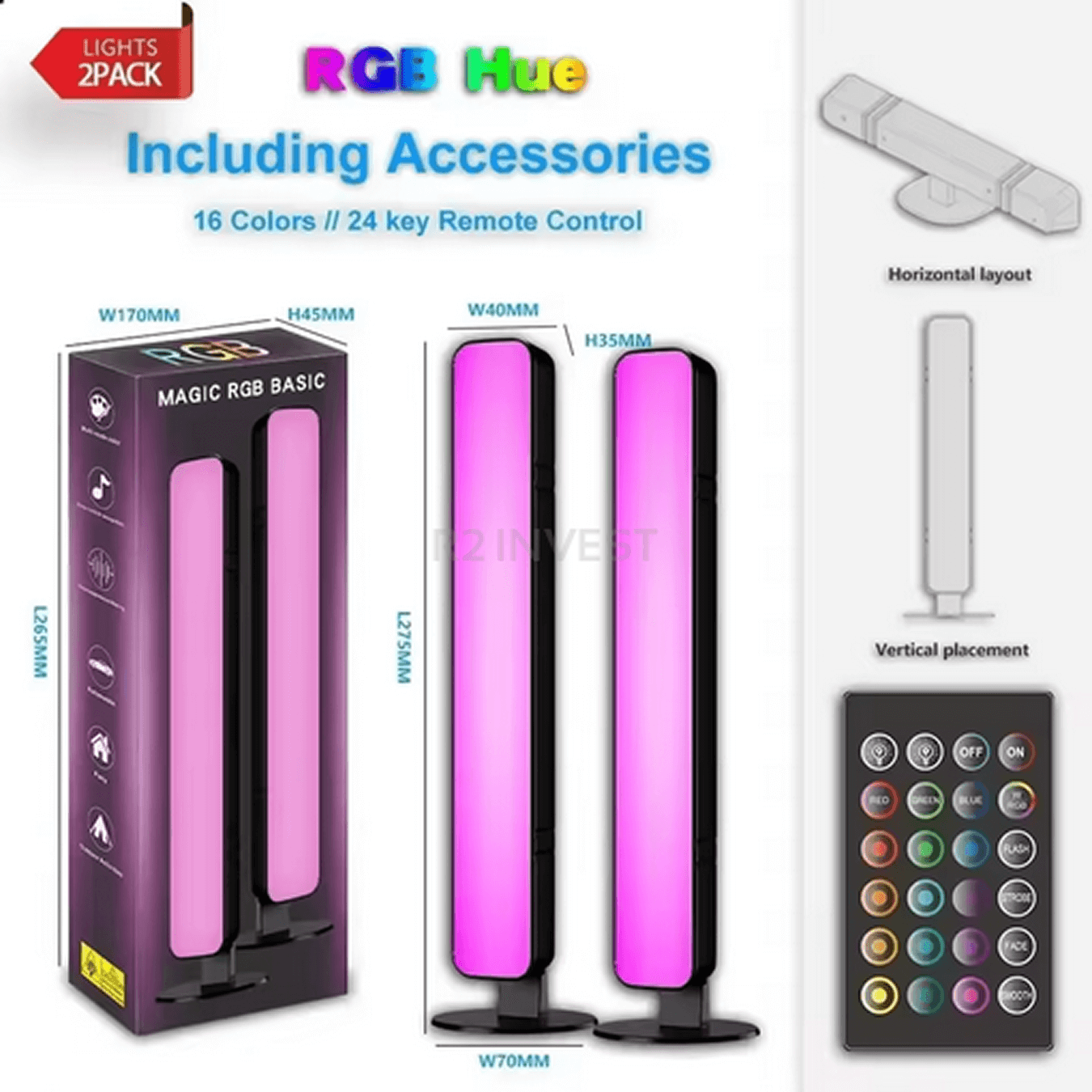 Smart LED light bars