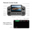 Remote control guide with labeled components and LCD display screen interface.